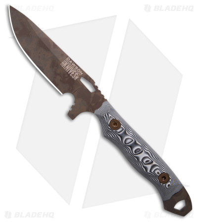 Dawson Knives Outcast Fixed Blade Knife Ultrex Camo G10 (4.125