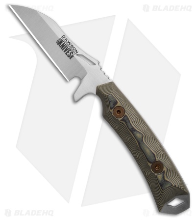 Dawson Knives Revelation Fixed Blade Knife Ultrex Camo G-10 (3.1" Satin)