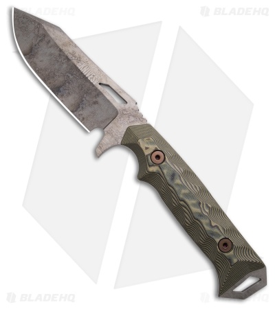 Dawson Knives Shepherd Gen 2 Fixed Blade Knife Ultrex Camo G-10 (4" Monsoon)