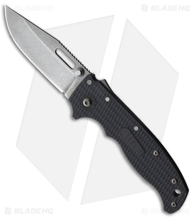 Demko AD 20.5 Shark-Lock Knife Gray Grivory (3.2" Stonewash)