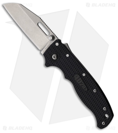Demko AD20.5 Shark Foot Shark-Lock Knife Black G-10 (3" Stonewash)
