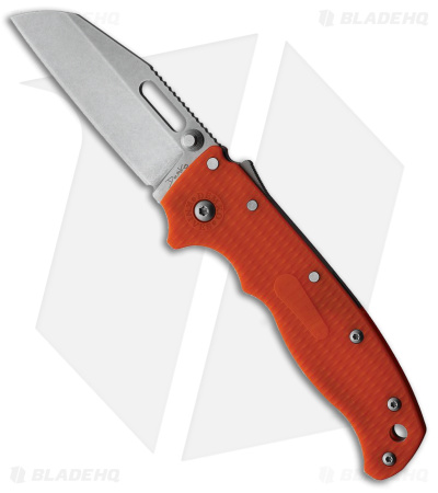 Demko AD 20.5 Sheepsfoot Shark-Lock Knife Orange Grivory (3