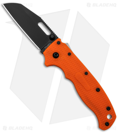 Demko AD20.5 Shark-Lock Knife Orange Grivory (3.2" Black)
