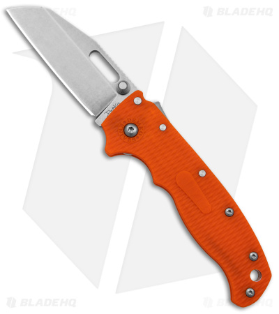 Demko AD20.5 Shark-Lock Knife Orange Grivory  (3.2" Stonewash)
