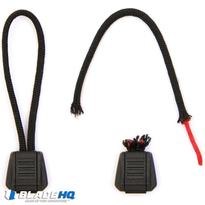 Exotac Tinderzip Zipper Pull Firestarter/Tinder - Black ET9000BLK