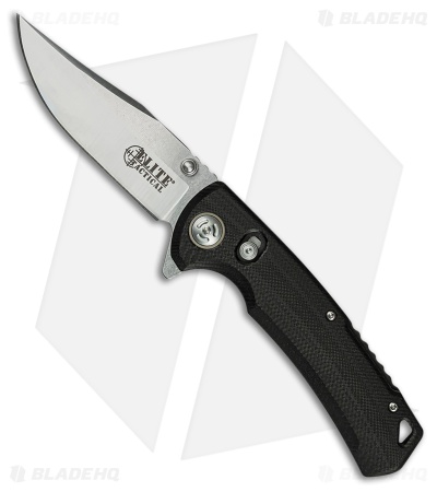 Elite Tactical Chaser Rapid Lock Knife Black G-10 (3.5" Satin)