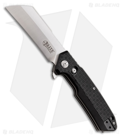 Elite Tactical Wretch Liner Lock Knife Black Aluminum (3.75