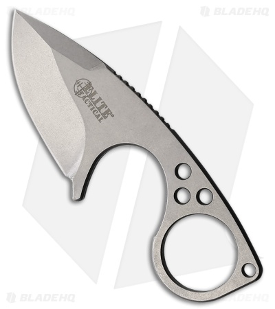 Elite Tactical Teardrop Fixed Blade Knife Gray Steel (2.5