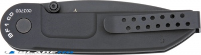Extrema Ratio BF1 Classic Drop Point Liner Lock Knife Black Alum (2.72