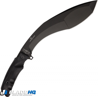 Fox Knives Extreme Tactical Trakker Kukri Fixed Blade Knife (9.5" Black)