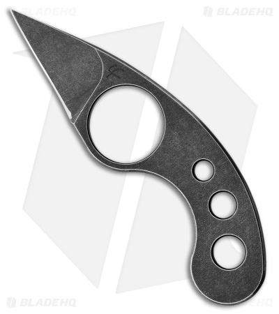 Fred Perrin La Griffe Fixed Blade Knife Black Stonewash (1.5" Black SW) FRDGBK