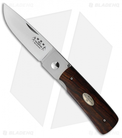 Fallkniven R1 Folder Liner Lock Knife Ironwood (2.75" Satin)