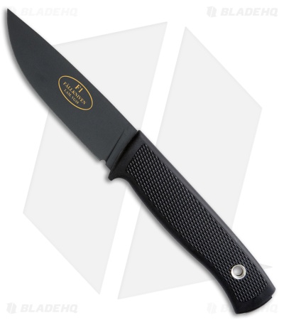 Fallkniven F1 Military Survival Fixed Blade Knife Black Polymer (4" Black)