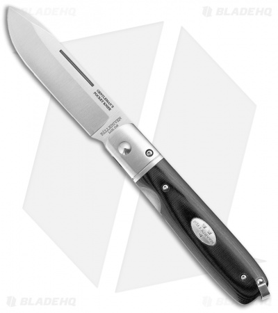 Fallkniven GP Folder Liner Lock Knife Black Micarta (3.1" Satin)