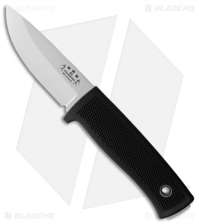 Fallkniven R2 Fixed Blade Knife Black Polymer Satin