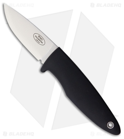 Fallkniven WM1 Drop Point Fixed Blade Knife Black Polymer (2.75" Satin)
