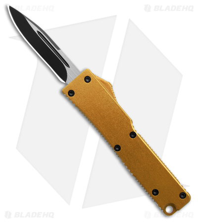 Firecracker Mini D/A OTF Automatic Knife Aluminum Gold (2