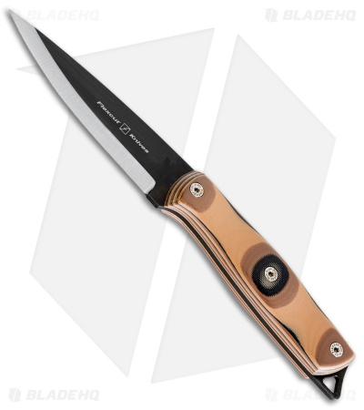 Flexcut Hawthorne Explorer Fixed Blade Knife Earth Camo G-10 (3.87" Black)