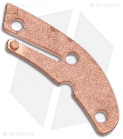 Flytanium Copper Backspacer for Spyderco Delica - Stonewash