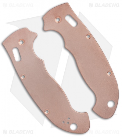 Flytanium Custom Copper Scales for Spyderco Manix 2 XL - Stonewash