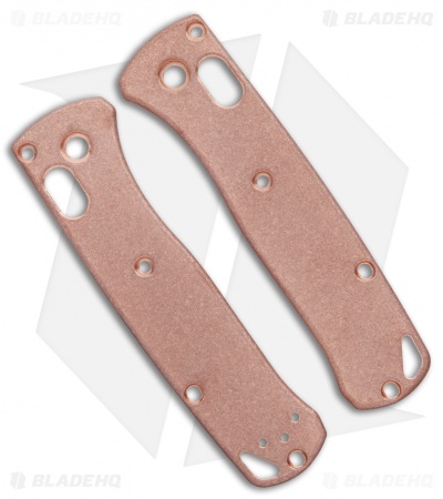 Flytanium Copper Scales for Benchmade Mini Bugout Knife - Antique Stonewash