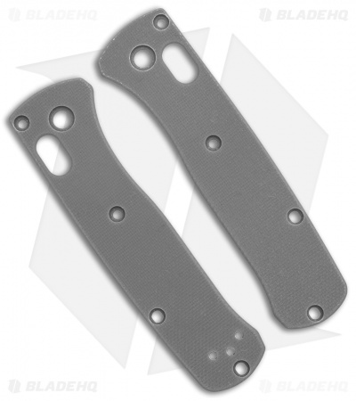Flytanium Classic G-10 Scales for Benchmade Mini Bugout Knife - Gray