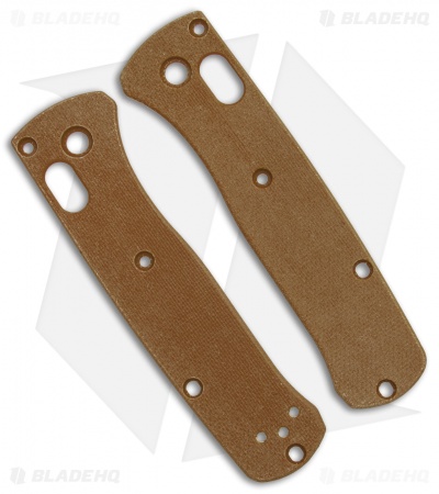 Flytanium Classic G-10 Scales for Benchmade Mini Bugout Knife - Tan