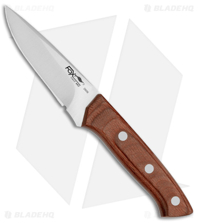 Fox Campeggio Fixed Blade Knife Pakkawood (3.7" Satin)
