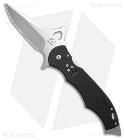 Fox Knives/Defcon5 Bram Abaniko 2 Puzzlelock Knife Black G-10 (4" Satin)