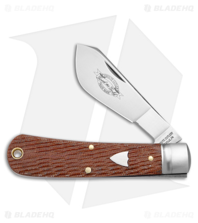 GEC Tidioute Cutlery Cotton Sampler #74 Knife Natural Textured Micarta