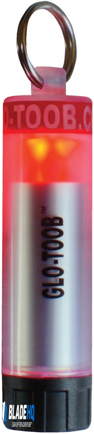 Glo-Toob AAA Series Red Keychain Flashlight 27 hour Max - 3 Modes