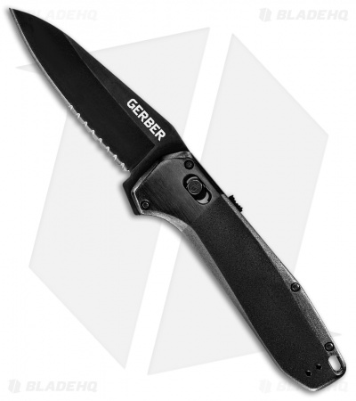 Gerber Highbrow Assisted Opening Knife  Aluminum (3.3" SW Serr) 30-001638