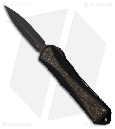 Heretic Knives Auto Manticore E MagnaCut Gold Dunes Fat Carbon/ Blk (3.2