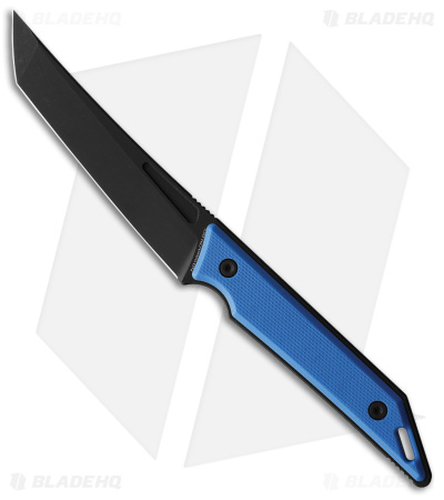 Jake Hoback Knives Goliath Fixed Blade Knife Blue G-10 (3.1" DLC)