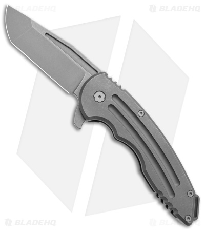 Jake Hoback Knives Husky Frame Lock Knife Titanium (3.75