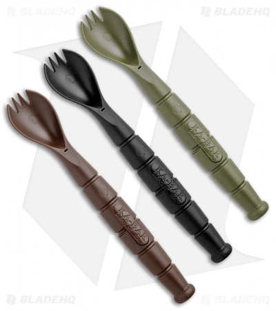 Ka-Bar Field Kit Spork/Knife 3 Pack (Black, Brown, OD Green)