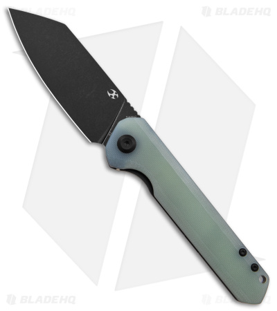 Kansept Knives Bulldozer Liner Lock Flipper Knife Jade G-10 (3.75