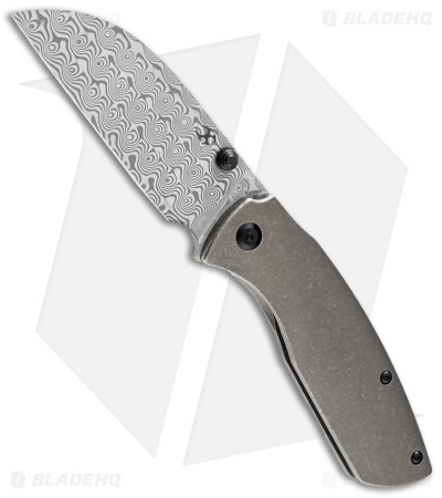 Kansept Knives Convict Frame Lock Knife Bronze Titanium (3.3