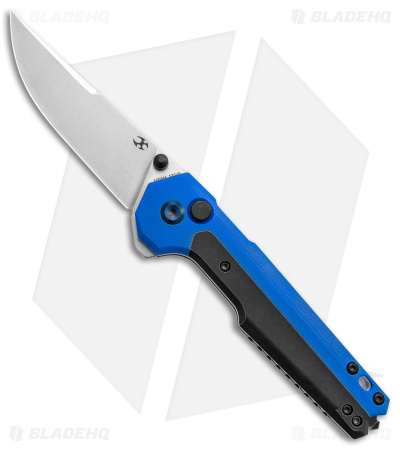 Kansept Knives Mikkel Willumsen EDC Tac Knife Blue G-10/Titanium (3.1" SW)