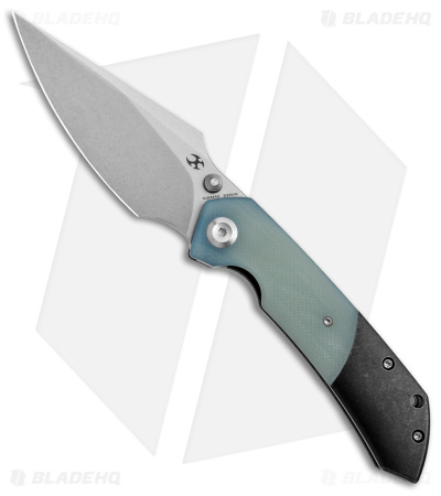 Kansept Fenrir Liner Lock Knife Jade G-10/Titanium (3.4" SW)