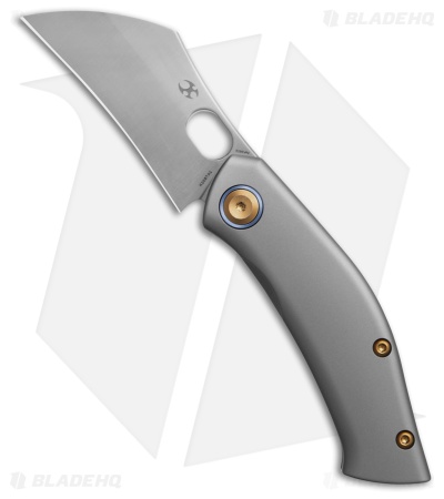 Kansept Knives Osprey Frame Lock Knife Titanium (2.4" Satin)