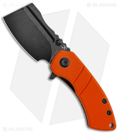 Kansept Knives Korvid M Liner Lock Knife Orange G-10 (2.5" Black) T2030A7