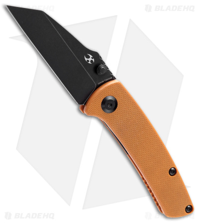 Kansept Little Main Street Liner Lock Knife Tan G-10 (2.25" Black SW)