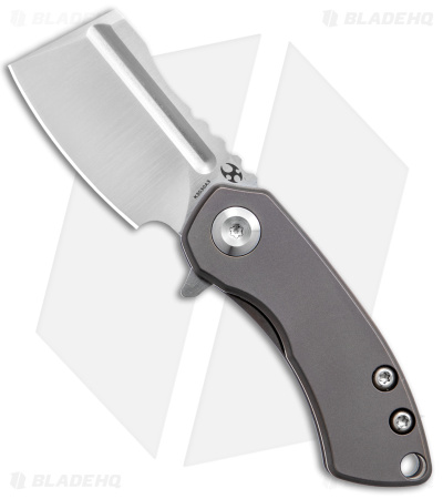 Kansept Knives Mini Korvid Frame Lock Knife Bronze Titanium (1.5" Satin S35VN)