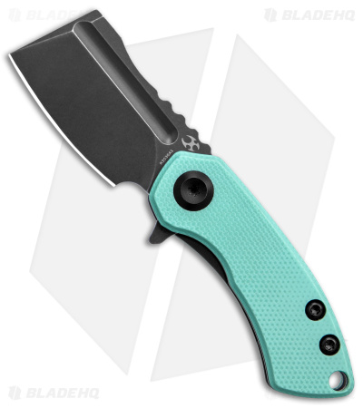 Kansept Knives Mini Korvid Liner Lock Knife Teal G-10 (1.5" Gray S35VN)