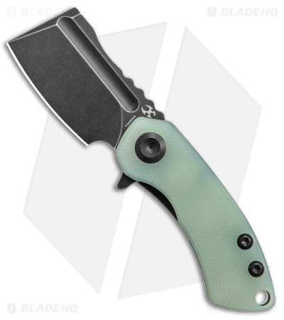 Kansept Knives Mini Korvid Liner Lock Knife Jade G-10 (1.5