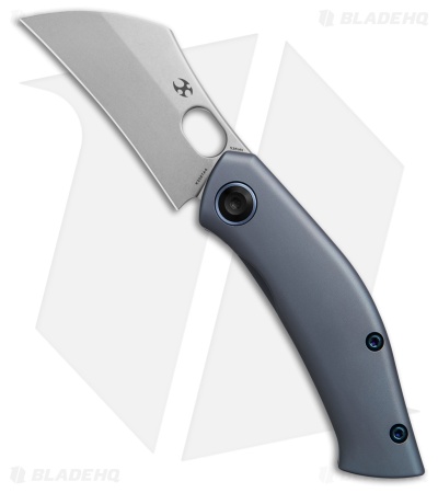 Kansept Knives Osprey Frame Lock Knife Blue Titanium (2.4