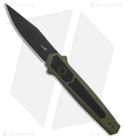 Kershaw Launch 17 Automatic Knife Olive Green Aluminum/Black G-10 (3.5