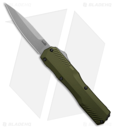 Kershaw Livewire MagnaCut D/A OTF Automatic Knife Olive Green (3.4" Stonewash)