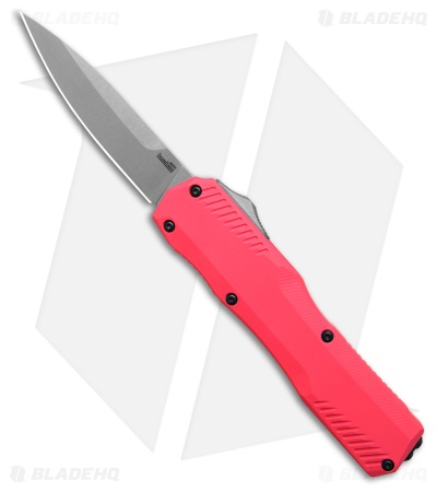 Kershaw Livewire MagnaCut OTF Automatic Knife Pink Aluminum (3.4